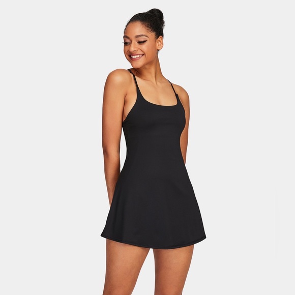 white backless knit dress